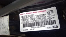 Passenger Right Tail Light Fits 00-04 Montero Sport 1179639 Passenger Right Tail Light Fits 00-04 Montero Sport 1179639