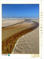 Calvendo Puzzle Narrow Watercourse On The Beach At Sankt Peter-Ording | 1000 Pie
