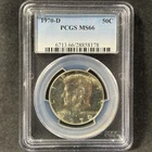 1970-D 50c Kennedy Half Dollar Denver Low Mintage Gem Uncirculated PCGS MS 66