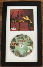 FRAMED SIGNED TAYLOR SWIFT LIFE OF A SHOWGIRL RED PHOTO CD PSA DNA COA AUTOGRAPH