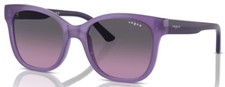 Vogue VJ2023 31274Q Sunglasses Youth Kids Girl's Opal Violet/Violet/Grey 47mm