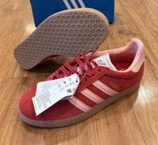 Adidas Original Gazelle  Scarlet Glow Pink  Women  s Size 5.5 NIB JH7217