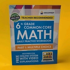 6th Grade Common Core Math: Daily Practice Workbook - Part I: Multiple Choice