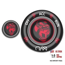 Push Start Button Cover for Dodge Challenger Charger Accessories 2015-2025  