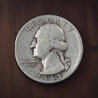 Silver Washington Quarter Circulated Silver 25c Coin