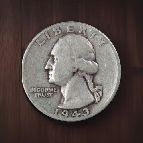 Silver Washington Quarter Circulated Silver 25c Coin