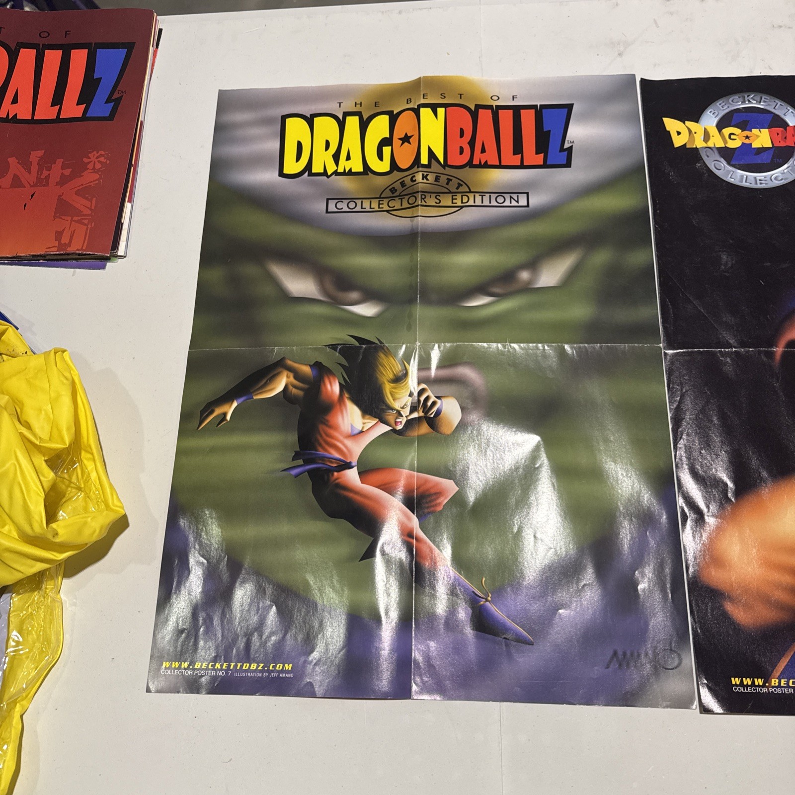 2001 Dragon Ball Z Beckett Poster Lot From Magazine (2D)