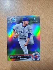 2017 Bowman Draft  Chrome Refractor #BDC-188 Brendon Little RC Chicago Cubs  