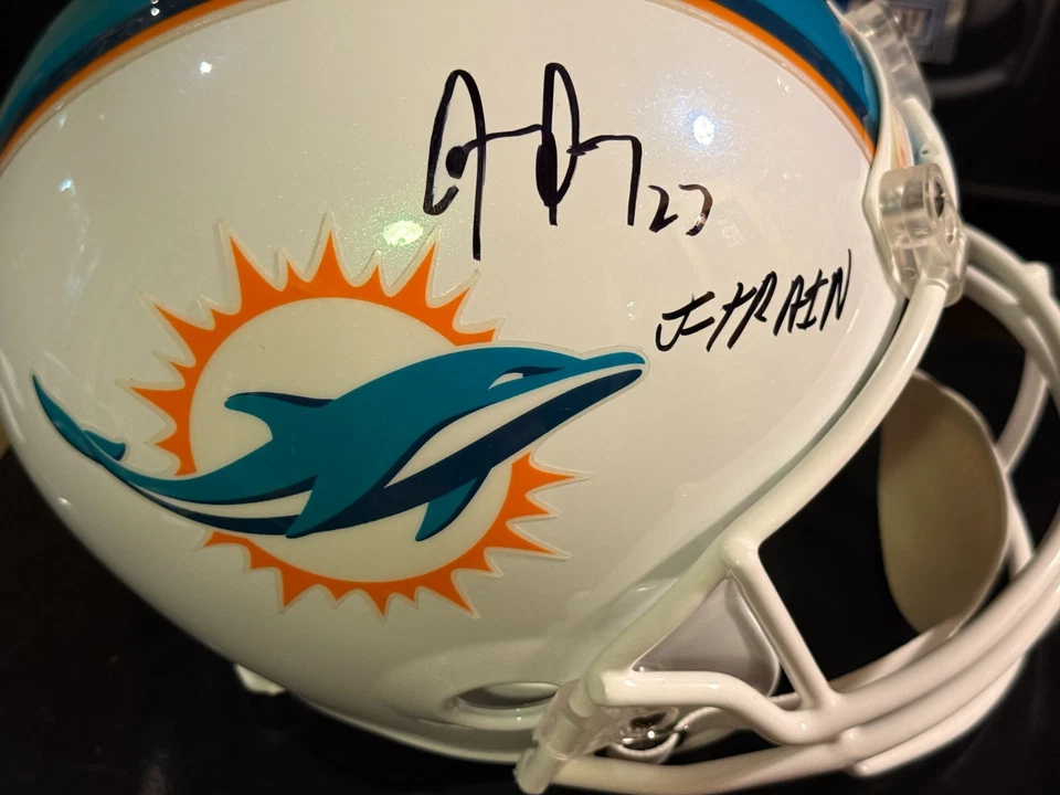 Jay Ajayi Autographed Signed Full Size Helmet Miami Dolphins JSA COA - Image 3 of 4