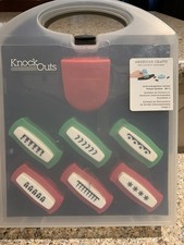 American Crafts Knock Outs Interchangeable Border Punch Set Kit Creative Art