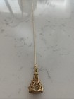 Art Nouveau Hat Pin Antique monogram  — photo 1