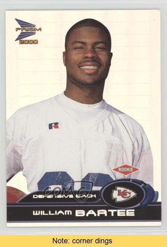 2000 Prism Prospects Rookie 121/1000 William Bartee #147 Rookie RC READ 0q3