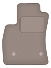 Fahrermatte Fußmatten Automatten Velours Beige für Fiat Doblo III 2021-