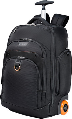 Atlas 2-Wheeled Rolling Backpack for 13-17.3'' Laptops, RFID Travel Ready