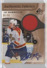 2005-06 SP Game Used Edition 35/50 Jay Bouwmeester #AAP-JB Patch Auto 0uj7