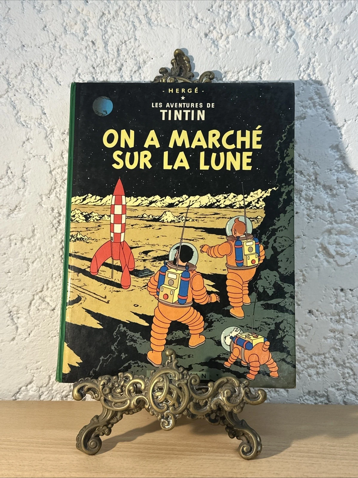 BD Les Aventures De Tintin On A Marché Sur La Lune Hergé Casterman 1947