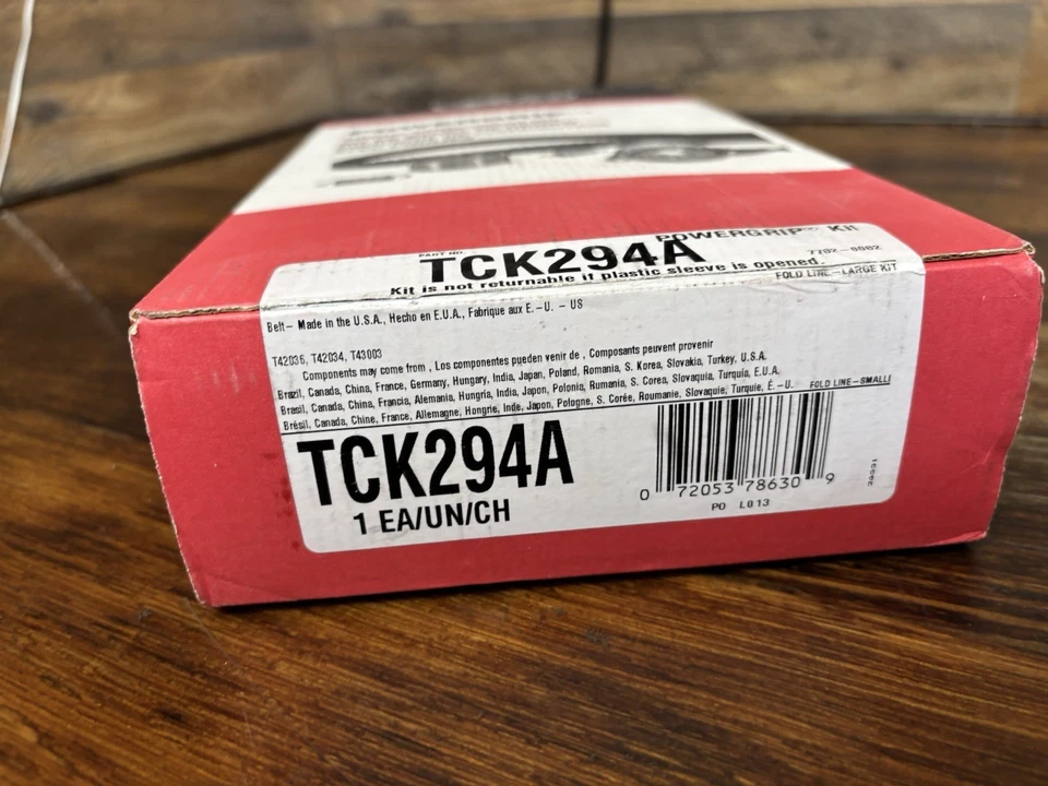 Gates PowerGrip TCK294A Timing Belt Component Kit for TTIK090 TB294K2 am - Image 2 of 4