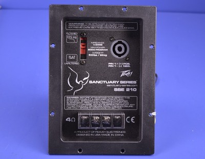 Peavey Sanctuary Series SSE 210 Two Way Crossover Network & I/O Jackplate