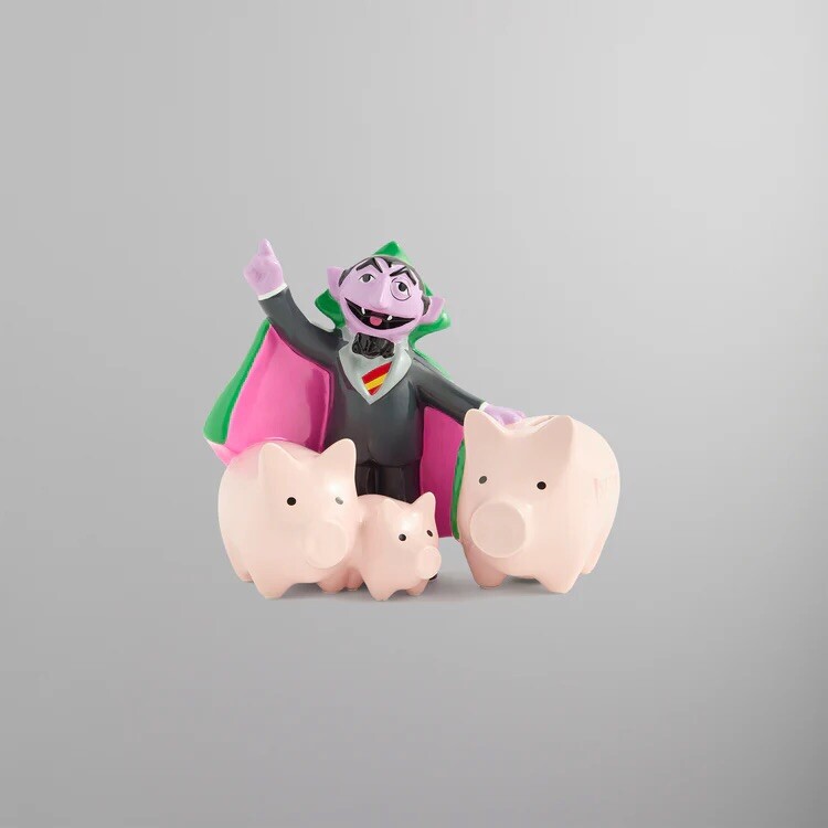 Kith X Sesame Street St Count Von Count Piggy Bank-Multi | eBay