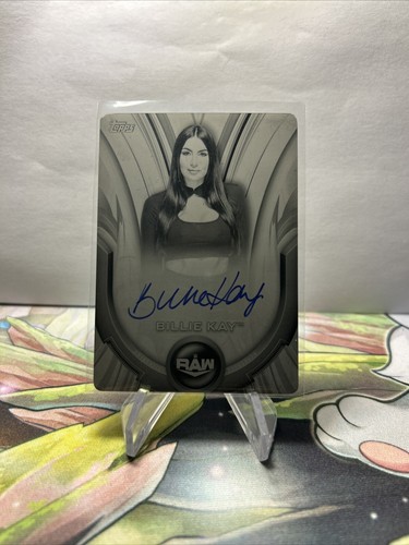 Billie Kay 1 of 1 Printing Plate On Card Auto Topps WWE 2020 Women's Division - Picture 4 of 7