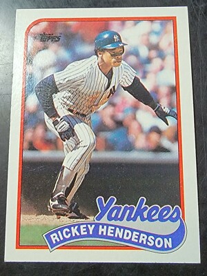 1989 Topps Baseball #380 Rickey Henderson 
