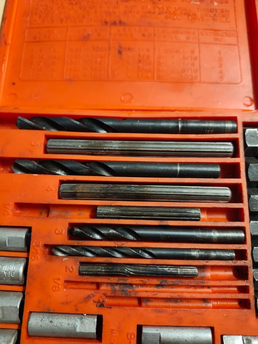 BLUE POINT BY SNAP-ON SCREW EXTRACTOR SET NO.1020 USA