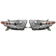 Silscvt Leftright Headlights For Toyota Highlander 2011-2013 Headlamps Factory