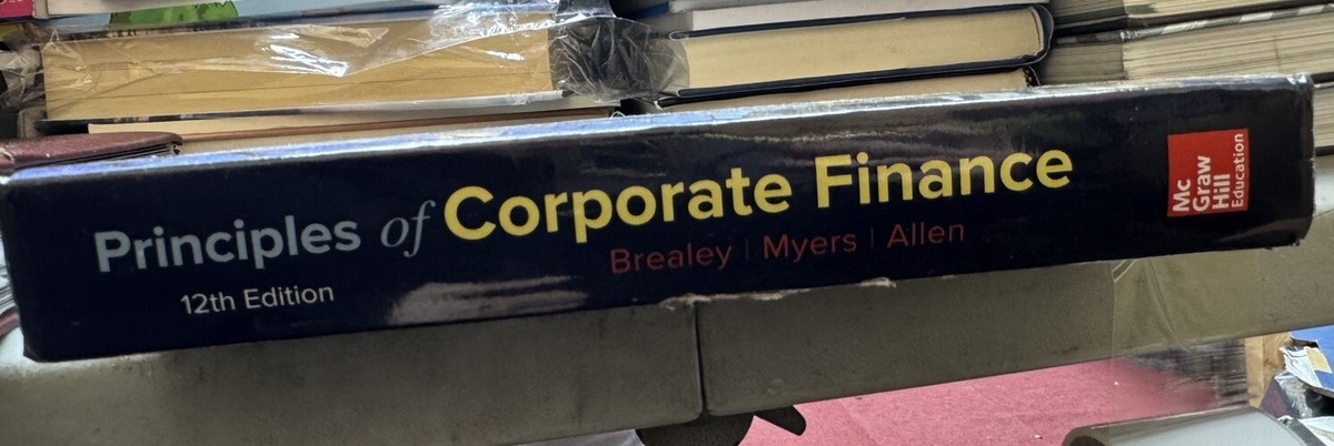 Hardcover Principles of Corporate Finance by Brealey, Myers, and