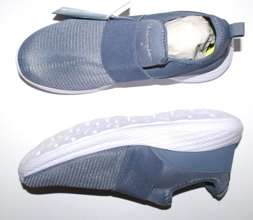Champion Women's Strike Slate Gray Slip-on Sneakers Shoes 7.5-9.5