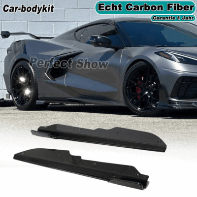 Carbon Seitenschweller Side Skirt Ansatz Für Chevrolet Corvette C8 Stingray 20UP