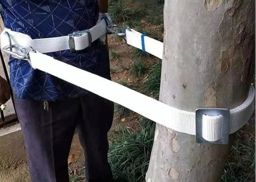 Safety Belt with Adjustable Lanyard, Tree Climbing Harness Protective Gear - Picture 4 of 6