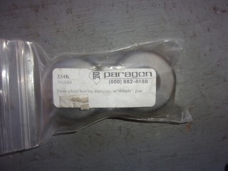 Front Chevrolet Chevy Corvette Wheel Bearing Caps