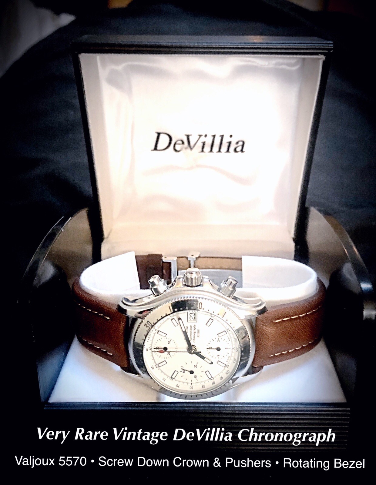 Very DeVillia Chronograph w/ Paperwork (NIB)