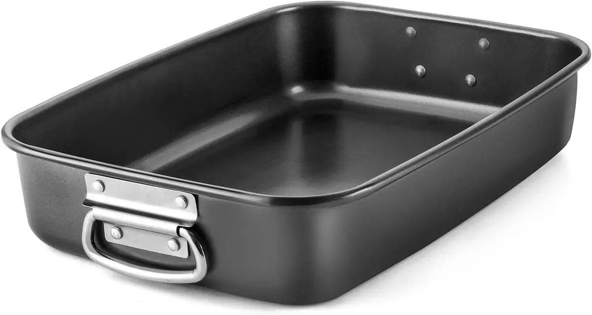 Lasagna Pan 3 Inch Deep, 15X10 Baking Pan for Oven, Nonstick Cake Baking  Dish fo