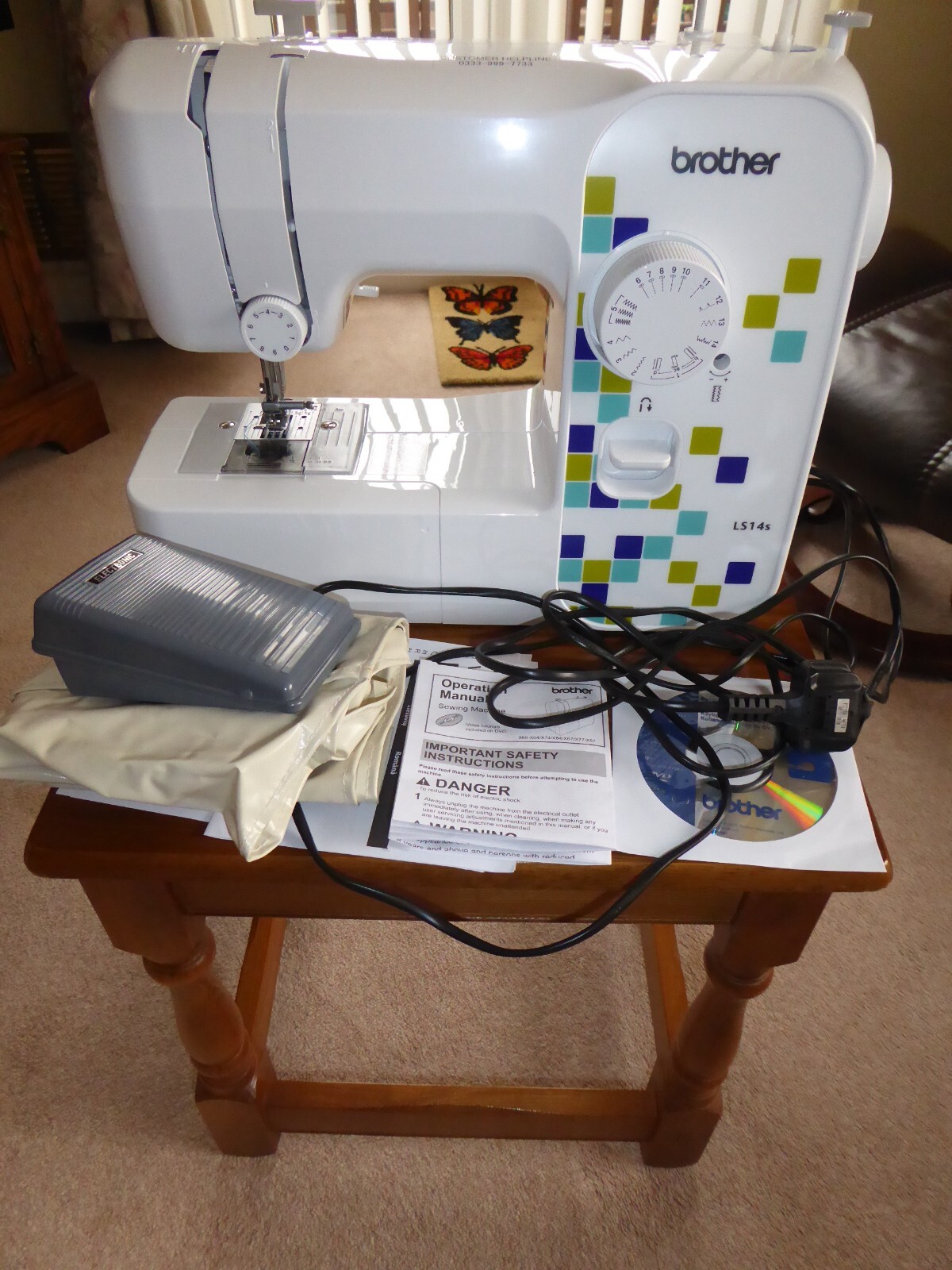 Brother LS14S Metal Chassis Sewing Machine 313052792770 eBay