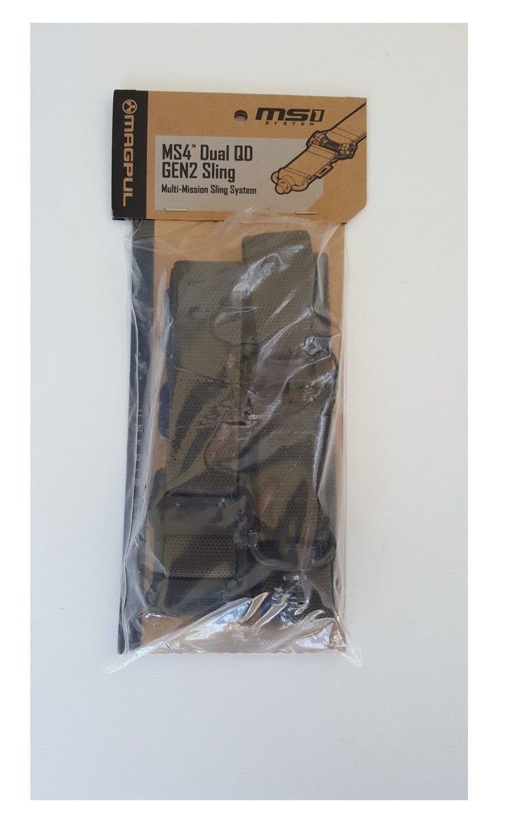 Magpul Australia MS4 GEN2 Dual QD 1 or 2 Point Rifle Sling with Push Magpul Australia MS4 GEN2 Dual QD 1 or 2 Point Rifle Sling with Push