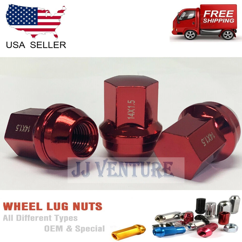 24 PIEZAS TUERCAS ROJAS ESTILO FABRICANTE ORIGINAL/FÁBRICA 14X1,5 APTAS PARA CADILLAC ESCALADE SRX XT4 XT5 Foto 2 de 3