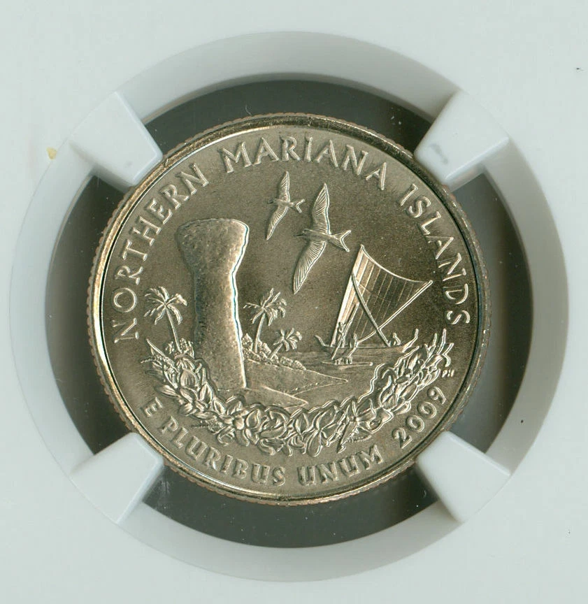 2009 D NGC SMS MS69 Northern Marianas Quarter MAC PQ 25c TOP REGISTRY Spotless - Image 2 of 4