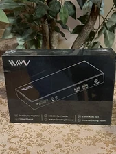 USB 3.0 Docking Station IVIIN Universal Dual Monitor 4K HDMI 5K D6902 - Black