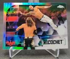 2020 Topps Chrome WWE Image Variation IV-20 Ricochet wrestling card