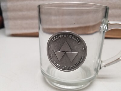 Addison-Wesley 10 oz Clear Glass Coffee Mug | eBay