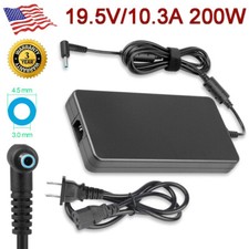 For HP ZBook 15 G3, 15 G4, 17 G3,Laptop Power Adapter Charger 4.5 3.0 Blue Tip