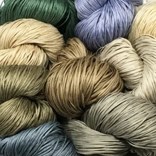 Hasegawa 100% Cotton Gima Tape Yarn, Gima 8.5, 50 Grams, Paper Like Feel Japan