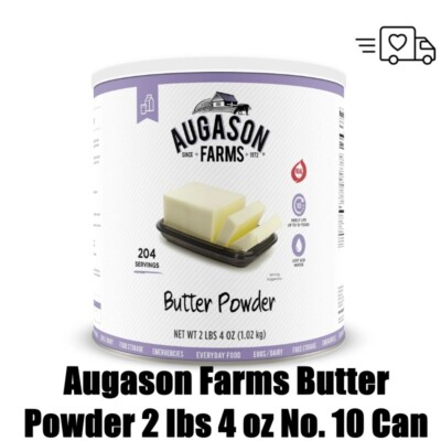Augason Farms Butter Powder 2 lbs 4 oz No. 10 Can