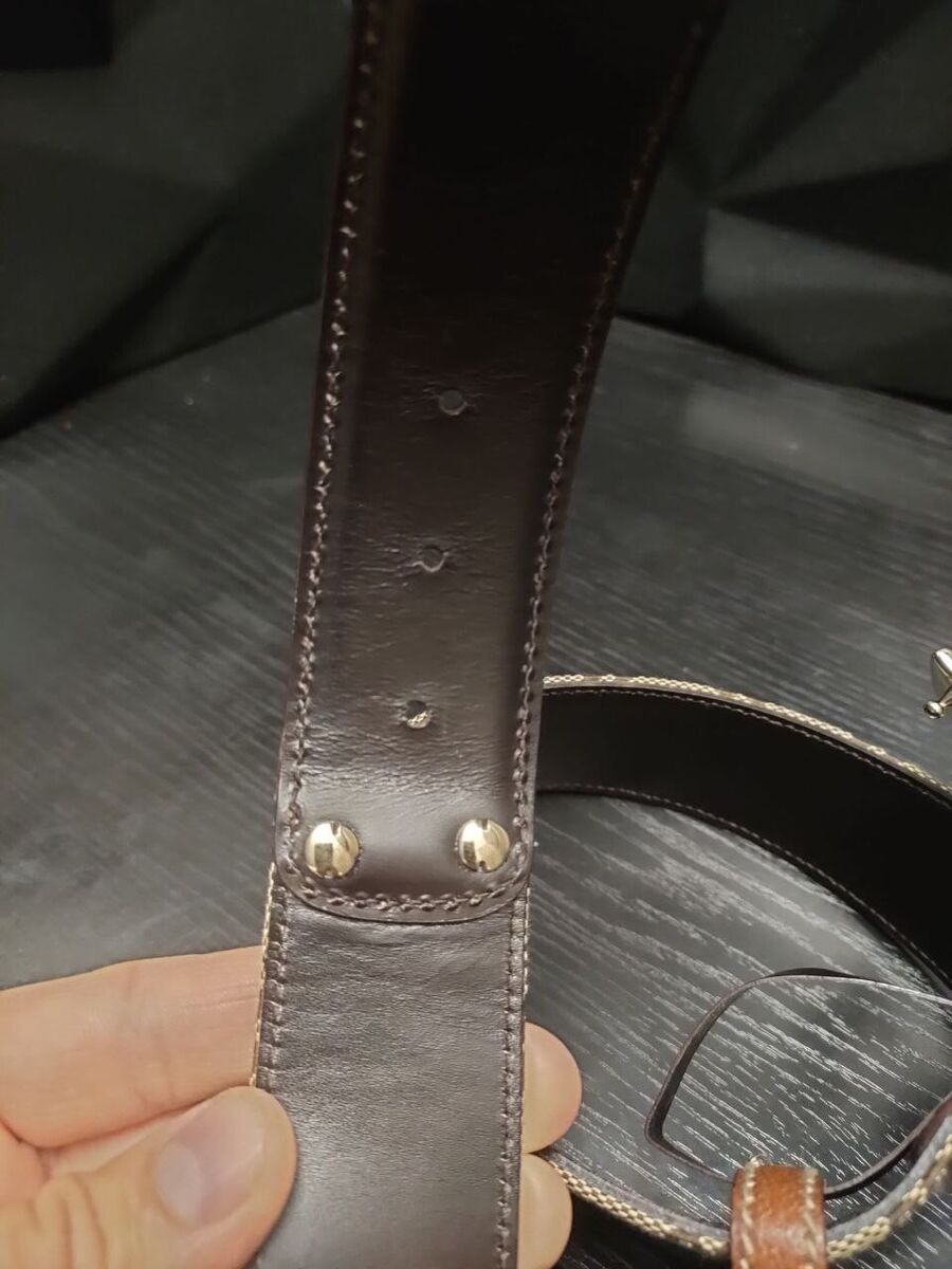 GUCCI MONOGRAM EBONY BAMBOO G LOGO BELT (80/32) | eBay GUCCI MONOGRAM EBONY BAMBOO G LOGO BELT (80/32) | eBay