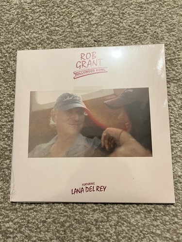NEW LIMITED EDITION ROB GRANT LANA DEL REY HOLLYWOOD BOWL RED VINYL 7" SINGLE
