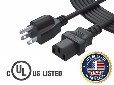 UK UNITED KINGDOM AC POWER CORD CABLE EXTENSION CORD 12 FEET 12FT
