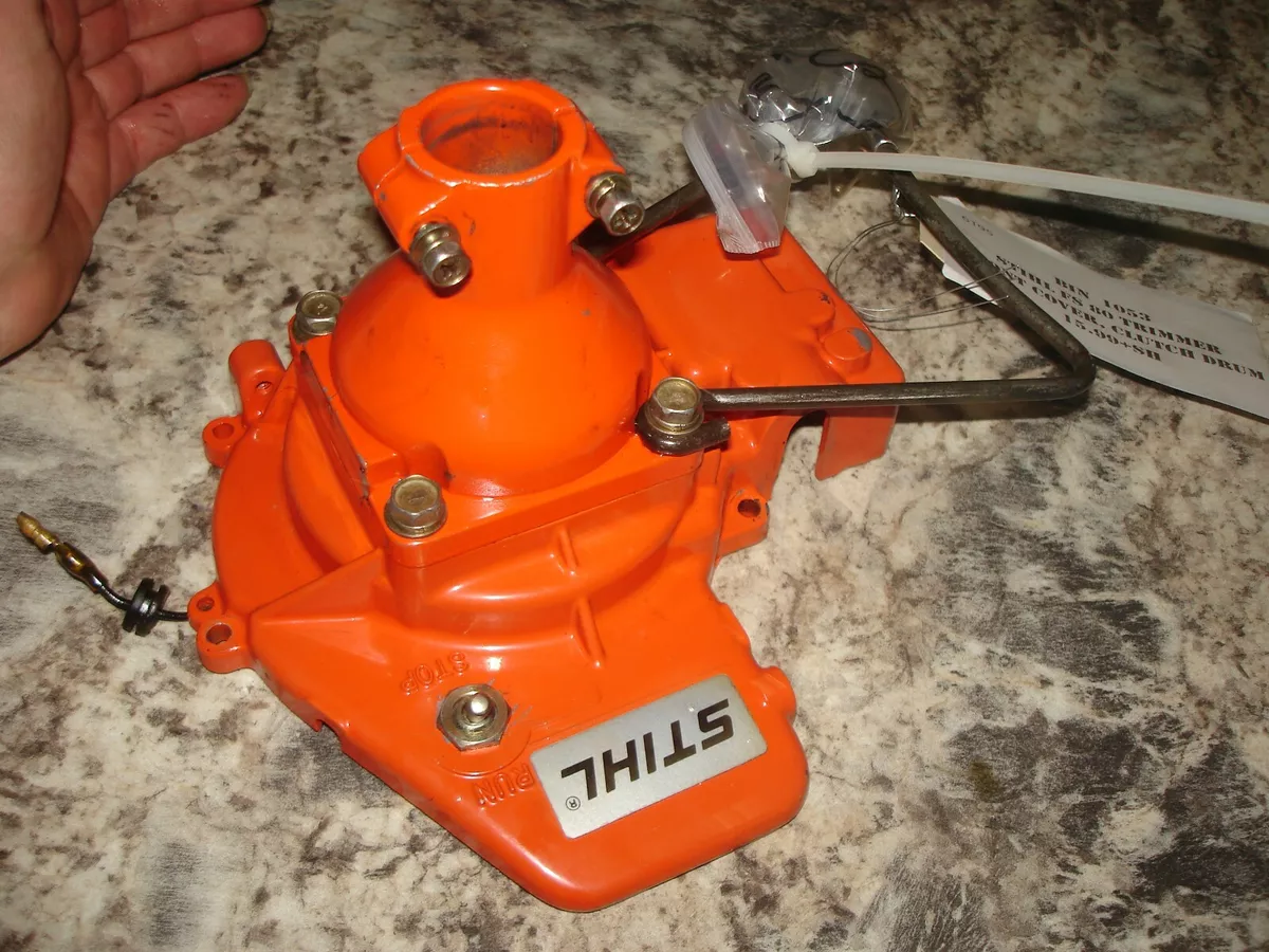 Stihl fs80 front cover clutch drum trimmer part only fs 80 bin
