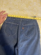 1970  s Rare Vintage Orange Tab Levi  s Women  s jeans. Rare Find In Great .