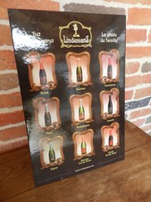 présentoir  CARTON  publicitaire BIERE LINDEMANS krick gueuze faro 